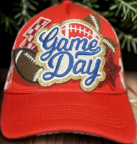 GameDay on Red / White Checkered Hat